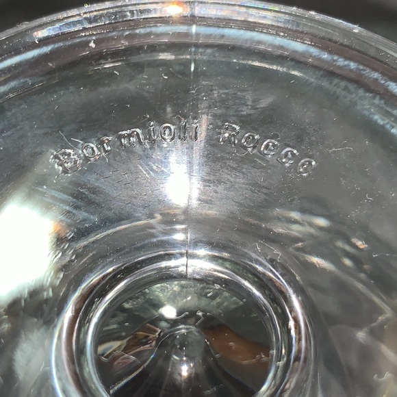 Bormioli Rocco - Italy  Vintage  Dessert Dishes Diamond Pattern/Set Of 4 - Picture 5 of 6